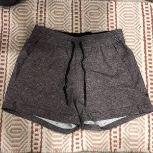 lululemon grey spring breakaway shorts